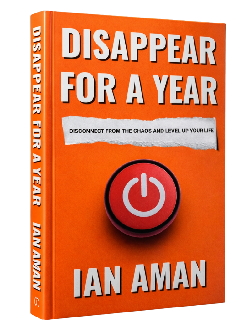 Disappear For A Year, book by Ian Aman